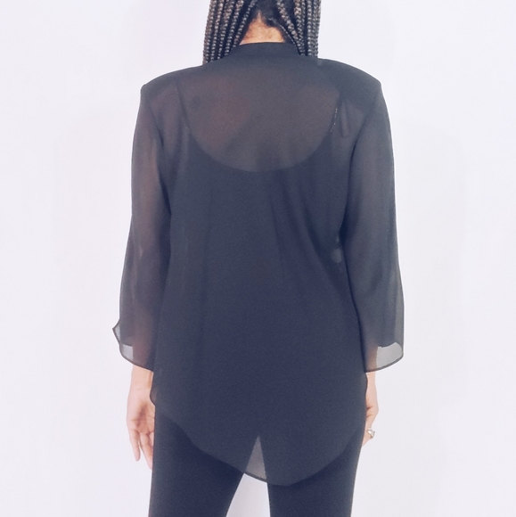 Sheer Embellished Cardigan - Picture 4 of 7